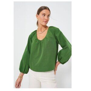 💚 TUCKERNUCK Fern Green Kit Blouse 💚
